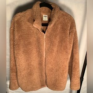 Brand: Pink| woman’s size: XL Faux Sherpa Jacket| No flaws|